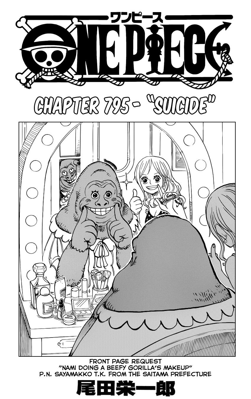 One Piece, Chapter 795 image 02
